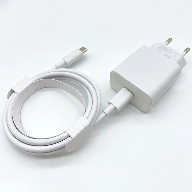 18W Quick Charge EU Power Adapter USB C To Type C Cable