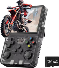 R36S Retro Game Console Handheld Video Arkos 2.0 System 3.5 Inch Single Card Portable Pocket Video Player 64GB 128GB 20000 Games